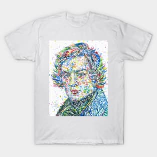 ROBERT SCHUMANN watercolor portrait T-Shirt